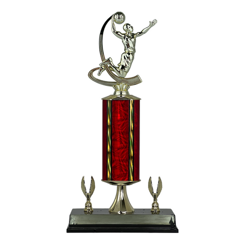 Trofeo de Tubo con Figura Serie 441 de Baloncesto